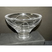 Massive Nambe Kristall Vase von PotteryglassII