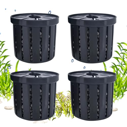 Aquarien Pflanzenhalter,Stabile Fischtank Pflanzen Töpfe | Dekorativer Wasserpflanzen Halter, Wasserdékor Für Aquarien In Wohnung, Büro Und Restaurant von Poupangke