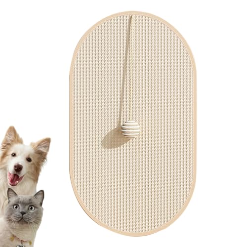 Cat Scratch Mat - Katzenspielzeug Aus Sisal Mit Kratzfläche Für Teppich | Platzsparendes Kratzbrett Für Sofas Wand Couch Boden Cat Scratch Mat - Katzenspielzeug Aus Sisal Mit Kratzfläche Für Teppich | Platzsparendes Kratzbrett Für Sofas Wand Couch Boden von Poupangke