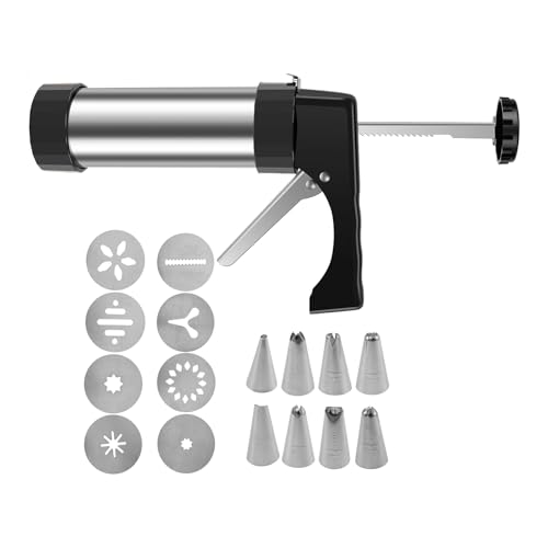 Churro-Maker aus Edelstahl, Churro-Maker-Kits | Robuster Kekshersteller,Hohle Churros-Maschine mit wiederverwendbarem Laminierbeutel für Desserts von Poupangke
