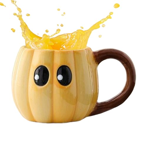 Halloween Kaffeebecher, Thanksgiving Kaffeebecher, Mit Großen Augen Hitzebeständig Dekorierter Wasserkrug Für Outdoor Küche Picknick Halloween Kaffeebecher, Thanksgiving Kaffeebecher, Mit Großen Augen Hitzebeständig Dekorierter Wasserkrug Für Outdoor Küche Picknick von Poupangke