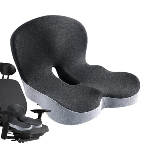 Poupangke Autokissen zum Fahren, Autositzkissen - Comfort Memories Schaumstoff-Sitzkissen für Sattelschlepper, Fahrkissen,Autositz-Rückenstütze, Fahrersitz für Gaming-Stühle Poupangke Autokissen zum Fahren, Autositzkissen - Comfort Memories Schaumstoff-Sitzkissen für Sattelschlepper, Fahrkissen,Autositz-Rückenstütze, Fahrersitz für Gaming-Stühle von Poupangke