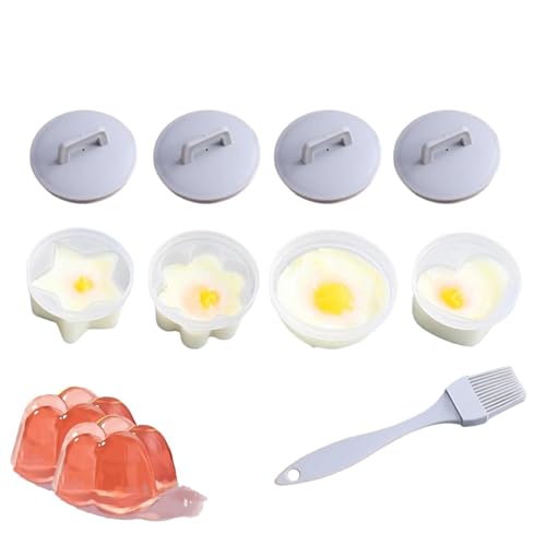 Poupangke Eierform aus Silikon zum Kochen, Silikon-Eierkocher - Hersteller für hartgekochte Eier | Silikon-Eierform, pochierte Eierhalterform, Herstellung von hartgekochten Eiern von Poupangke