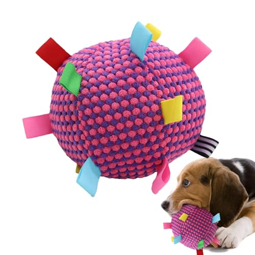 Poupangke Interaktiver Ball Für Hunde,Trainingsspielzeug Für Hunde - Weiches Quietschendes Spielzeug Für Training Spielzeit Zu Hause Drinnen Und Draußen Poupangke Interaktiver Ball Für Hunde,Trainingsspielzeug Für Hunde - Weiches Quietschendes Spielzeug Für Training Spielzeit Zu Hause Drinnen Und Draußen von Poupangke