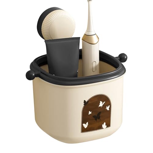 Poupangke Wandorganizer | Wandmontage Mülleimer,Bohrfreie Multifunktions-Organizer Für Badezimmer, Waschküche Und Studentenzimmer Poupangke Wandorganizer | Wandmontage Mülleimer,Bohrfreie Multifunktions-Organizer Für Badezimmer, Waschküche Und Studentenzimmer von Poupangke