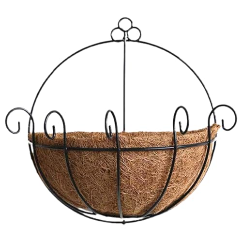 Wandmagnierte Pflanzer, Wandblumentopf - Metallblüte hängende Behälter Pflanzgefäß in Indoor - Vertikal dekorative stabil atmungsaktive Topfhalter für Familienbalkone Wohnzimmer Terrasse von Poupangke