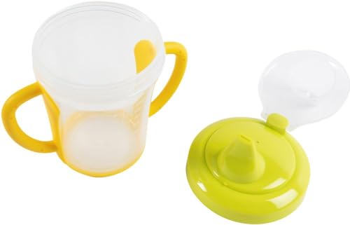 POUPY Der neue Tropfbecher kleine Kinder ist mit einem Ausguss und Griffen ausgestattet, die für einen sicheren Halt sorgen und ein einfaches Trinken ermöglichen. von Poupy