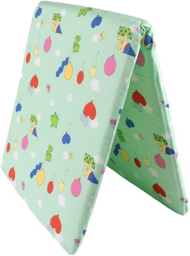 POUPY Faltbare Matratze Reisebett aus herausnehmbarem Polyester, waschbar und perfekt für Ihre Reisen von Poupy