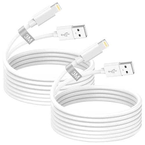 iPhone Ladekabel Original Apple MFi Zertifiziert, USB Lightning Kabel 3M 2Pack, USB iPhone Kabel 3M iPhone Lightning Ladekabel Schnellladekabel für Apple iPhone 14 13 12 11 Pro Max/XS/8/7/6/5/SE,iPad iPhone Ladekabel Original Apple MFi Zertifiziert, USB Lightning Kabel 3M 2Pack, USB iPhone Kabel 3M iPhone Lightning Ladekabel Schnellladekabel für Apple iPhone 14 13 12 11 Pro Max/XS/8/7/6/5/SE,iPad von Poutek