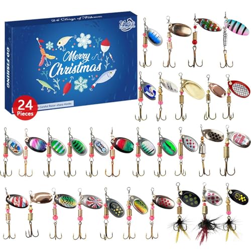 Adventskalender für Angelköder 2024, Adventskalender für Angelartikel - Adventskalender für Weihnachts-Countdown Angeln | Angel-Adventskalender Adventskalender für Angelköder 2024, Adventskalender für Angelartikel - Adventskalender für Weihnachts-Countdown Angeln | Angel-Adventskalender von Povanjer