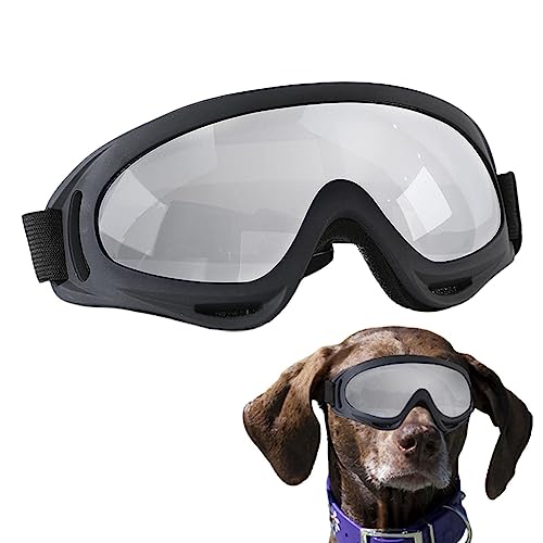 Brille für Hunde, Brillenschutz für Hunde, Sommerstrandbrille für Welpen mit verstellbarem Gurt, Brillen für mittelgroße Hunde und Povanjer von Povanjer