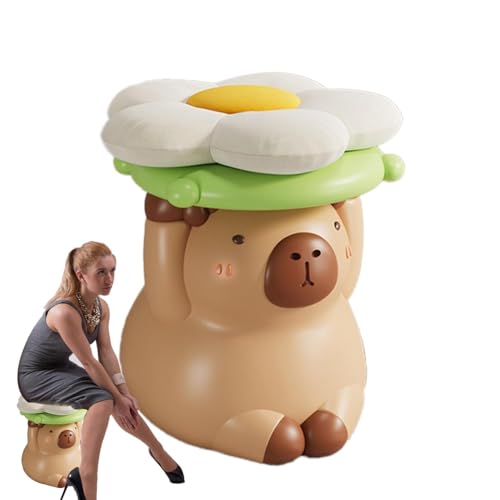 Capybara Hocker, Tier-Hocker – Capybara Wickelhocker Sitzkissen Fußstütze Ottomane – niedlicher Sofahocker, Fußstütze, Stuhl in Tierform Capybara Hocker, Tier-Hocker – Capybara Wickelhocker Sitzkissen Fußstütze Ottomane – niedlicher Sofahocker, Fußstütze, Stuhl in Tierform von Povanjer