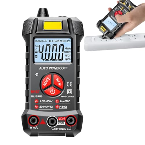 Elektrisches Multimeter, digitales Multimeter | kleines Multimeter Voltmeter | Professioneller Spannungsprüfer Voltmeter Multimeter Multimeter 4000 Punkte Elektrisches Multimeter Elektrisches Multimeter, digitales Multimeter | kleines Multimeter Voltmeter | Professioneller Spannungsprüfer Voltmeter Multimeter Multimeter 4000 Punkte Elektrisches Multimeter von Povanjer