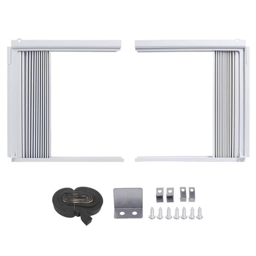 Fenster-Klimaanlage Seitenwand mit Rahmen, AC-Fenster-Isolierung Seitenpanel, winddichte Seitenwand | Seitenteil-Füllset von Povanjer