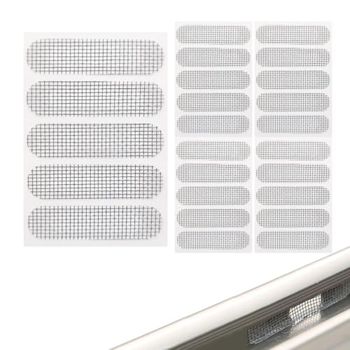 Fensterbildschirm-Patch, Bildschirmflicken | 5 Bögen Reparaturflicken für Türbildschirme – Reparatur-Set für -Displays, Fenstertüren, Netz von Povanjer
