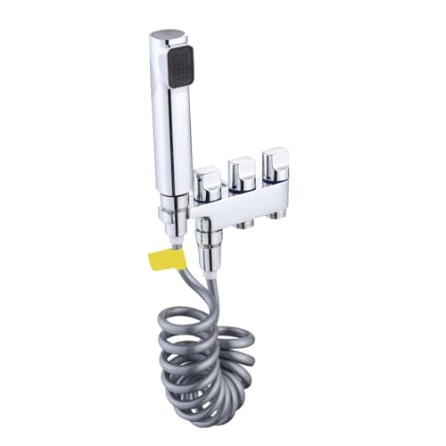 Hand-Bidet-Befestigung, Handsprüher für das Badezimmer | Toilettenarmatur-Set und Sprüher – Multifunktionales Edelstahl-Toiletten-Set, einfach zu installieren, Steuerung der von Povanjer