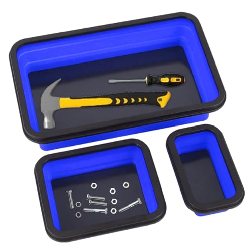 Mechanischer Werkzeug-Organizer, magnetisches Teile-Tablett, zusammenklappbare magnetische Werkzeugablage in 3 verschiedenen Größen | Magnetische Tabletts für Amateure, Autos, Mechanischer Werkzeug-Organizer, magnetisches Teile-Tablett, zusammenklappbare magnetische Werkzeugablage in 3 verschiedenen Größen | Magnetische Tabletts für Amateure, Autos, von Povanjer