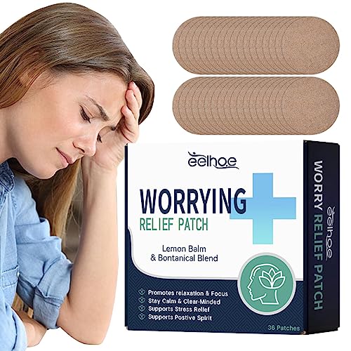 Anti-Stress-Patches für Damen – Beruhigende Biofrequenz-Pflaster 36 Stück/Box | Anti-Stress-Patches, beruhigende Patches, auf den Tempel oder hinter dem Ohr auftragen Anti-Stress-Patches für Damen – Beruhigende Biofrequenz-Pflaster 36 Stück/Box | Anti-Stress-Patches, beruhigende Patches, auf den Tempel oder hinter dem Ohr auftragen von Povanjer
