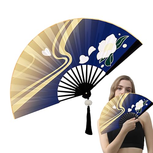 Povanjer Faltfächer aus Seidenstoff, tragbarer Anime-Ventilator – Anime-Spiel-Fächer | handgefertigter Kühlfächer, zweidimensionaler Ventilator im japanischen Stil Povanjer Faltfächer aus Seidenstoff, tragbarer Anime-Ventilator – Anime-Spiel-Fächer | handgefertigter Kühlfächer, zweidimensionaler Ventilator im japanischen Stil von Povanjer