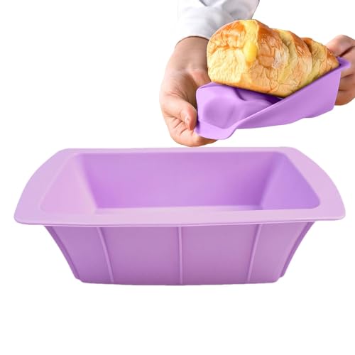 Rechteckige Silikon-Backform, rechteckige Kuchenformen aus Silikon | Antihaft-Form | Muffinform, Kuchenform, Backform mit einfacher Freigabe Rechteckige Silikon-Backform, rechteckige Kuchenformen aus Silikon | Antihaft-Form | Muffinform, Kuchenform, Backform mit einfacher Freigabe von Povanjer