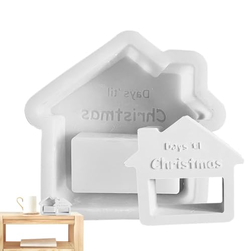 Weihnachts-Countdown-Skulptur-Form, Silikonform für Advents-Countdown-Countdown | Wiederverwendbare Advents-Statuenform, Countdown bis Weihnachten | Harzform Weihnachts-Countdown-Skulptur-Form, Silikonform für Advents-Countdown-Countdown | Wiederverwendbare Advents-Statuenform, Countdown bis Weihnachten | Harzform von Povanjer