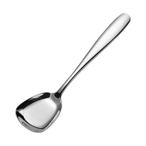 Quadratische Messlöffel aus Metall, quadratischer Suppenlöffel | Tee-Messlöffel | Dessertlöffel mit bequemem Griff, für Gewürzgläser, Esstisch Quadratische Messlöffel aus Metall, quadratischer Suppenlöffel | Tee-Messlöffel | Dessertlöffel mit bequemem Griff, für Gewürzgläser, Esstisch von Povanjer