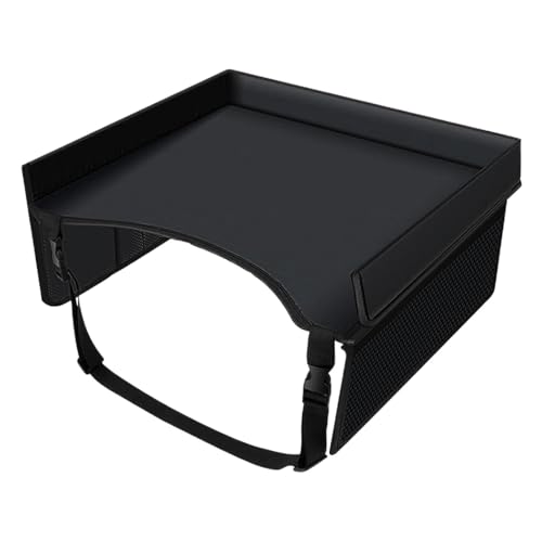 Reisetisch Kindersitz Für Kinder | Kinder Knietablett Reisetisch | Snack Tablett | Kindersitz Rücksitz | Reisetisch Auto Kinder | Faltbarer Organizer | Kindertisch Auto Kinder | Kinder Reisetablett von Povanjer