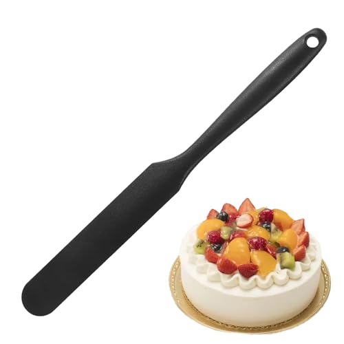 Silikon-Spatel – sicherer lebensmittelechter Silikon-Glasspatel | Nassfutterdosenspatel, hitzebeständiger Butterglas-Schaber zum Kochen, Backen, Zuckerguss oder Mischen von Povanjer