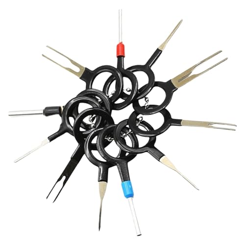 Spindelentfernungswerkzeugset, Stiftentferner Werkzeugsatz | Drahtklemmen-Entriegelungswerkzeug – 70-teiliges Stift-Entferner-Set mit Abdeckung: von Povanjer