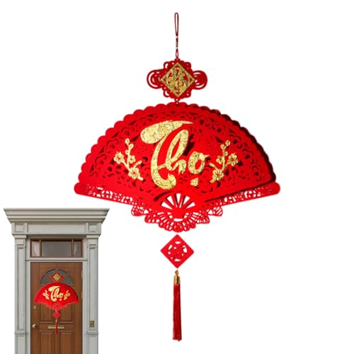 Vietnamesische Neujahrsdekorationen 2024, Quaste Ornament 2024 Vietnamesischer Text Chinesisches Neujahr Dekoration, Chinesisches Jahr des Drachenknotens Quasten von Povanjer