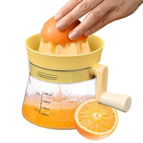 Zitronenpresse, Orangenpresse, Handbuch für Zitruspresse, klare Zitronenpresse, Zitruspresse und Grapefruitpresse, kleine tragbare Orangenpresse für eine effiziente Extraktion von Zitronensaft und von Povanjer