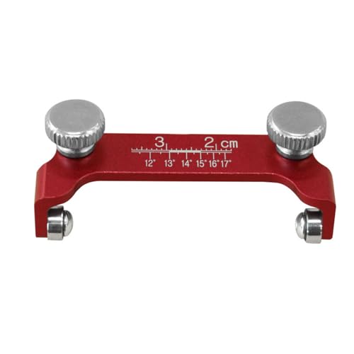 Hone Guide Jig Holzmeißel Schärfhalter kleiner Aluminiumlegierung fester Winkel Schärfer Handwerkzeug einfach zu tragen und zu lagern von Povkufii