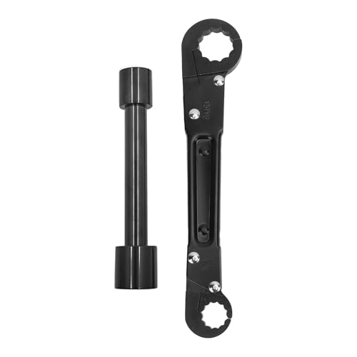 Povkufii Plumbing Tools, Angle Stop Wrench Kit. Double Ended Pipe Wrench and Angle On Spanner Plumbing Tools for Bathroom Kitchen Sink von Povkufii