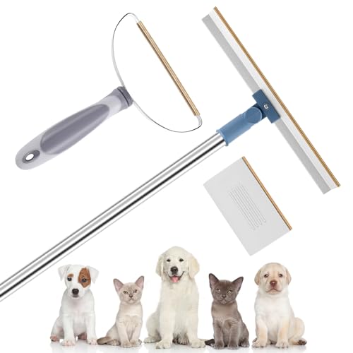 Povxlum 3 Stück Fusselrasierer Tierhaarentferner Tragbarer Fusselentferner Lint Remover mit Verstellbarem Langem Wiederverwendbarer für Katzen und Hunde für Couch Tücher von Povxlum