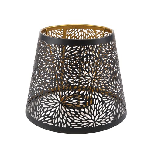 Povxlum Lampenschirm aus Metall E14 E27 mit Baumschatten für Tischlampe und 13 * 19 * 15cm, Tischleuchte Lampenschirm Kunst Hohles Design Für Schlafzimmerdekoration, Schwarz Povxlum Lampenschirm aus Metall E14 E27 mit Baumschatten für Tischlampe und 13 * 19 * 15cm, Tischleuchte Lampenschirm Kunst Hohles Design Für Schlafzimmerdekoration, Schwarz von Povxlum