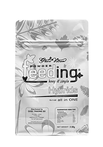 Powder Feeding Mehrzweck Hybrids Dünger 2.5 kg, weiß, 20 x 15 x 8 cm, hybr25-pf von Powder Feeding