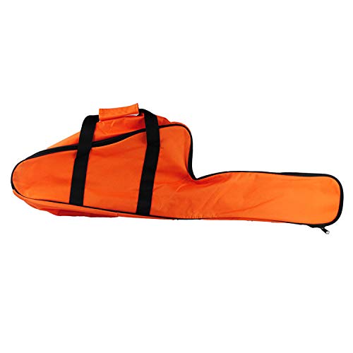 Chainsaw Bag Carrying Case Portable Protection Waterproof Holder Fit for Stihl Husqvarna 12''/14''/16'' Chainsaw Storage Bag (Orange) von Poweka