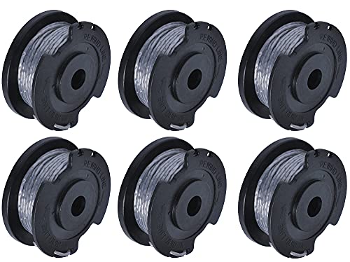 6 Stück F016800569 Spule und Zugschnur kompatibel mit Bos-ch EasyGrassCut ART 23 SL 26 SL von Poweka