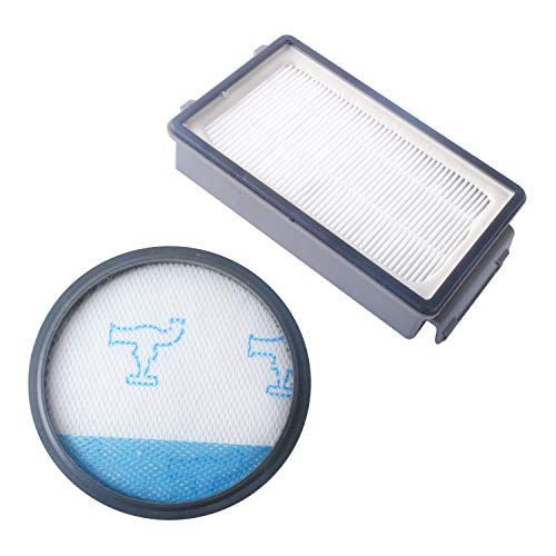 Poweka RO3731EA Filterset Staubsauger Hepa Filter für Rowenta RO3718EA RO3724EA RO3753EA RO3786EA RO3798EA Compact Power Cyclonic Staubsauger Zubehör ZR005901 von Poweka