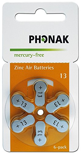 60 x Hörgerätebatterien Phonak Powerone mercury-free Typ 13 orange 60 x Hörgerätebatterien Phonak Powerone mercury-free Typ 13 orange von Power One