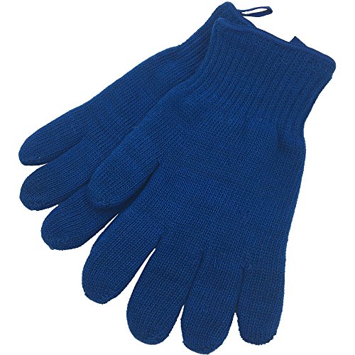 Grillhandschuhe aus Aramid 1 Paar Hitzeschutz-Handschuh bis 260 °C Schutz für die Hände gegen Hitzeeinwirkung Handschuhe für Grill Kamin Ofen Ofenhandschuhe, Farbe:Blau, Größe:L/XL von Power-Preise24