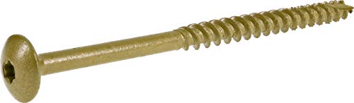 Die Hillman Gruppe 47879 5/16 Zoll x 6 Star Antrieb Konstruktion LAG Schraube mit Truss Head 1000 Stunde Bronze Keramik Coat, 60-pack von Power Pro