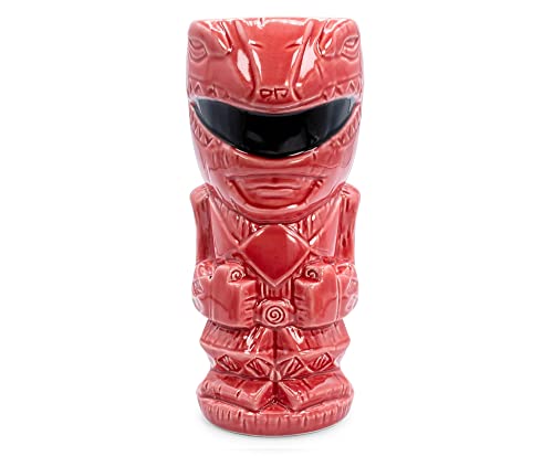 Geeki Tikis Power Rangers Red Ranger Keramiktasse | Fassungsvermögen: 473 ml von Power Rangers
