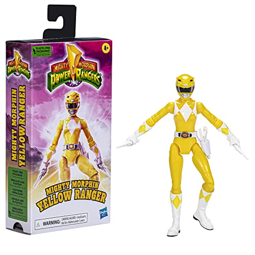 Power Rangers Mighty Morphin Yellow Ranger Figur, 15 cm von Power Rangers