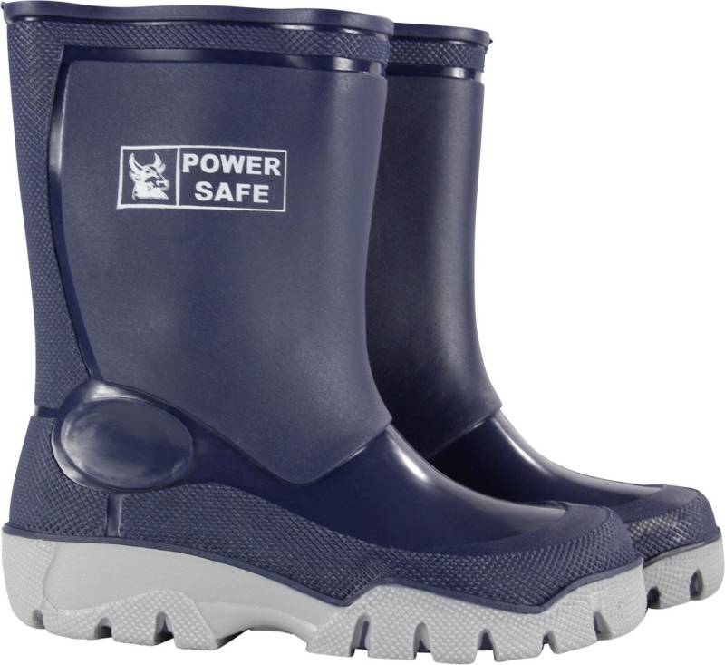 Power Safe Kinderstiefel blau-silber von Power Safe