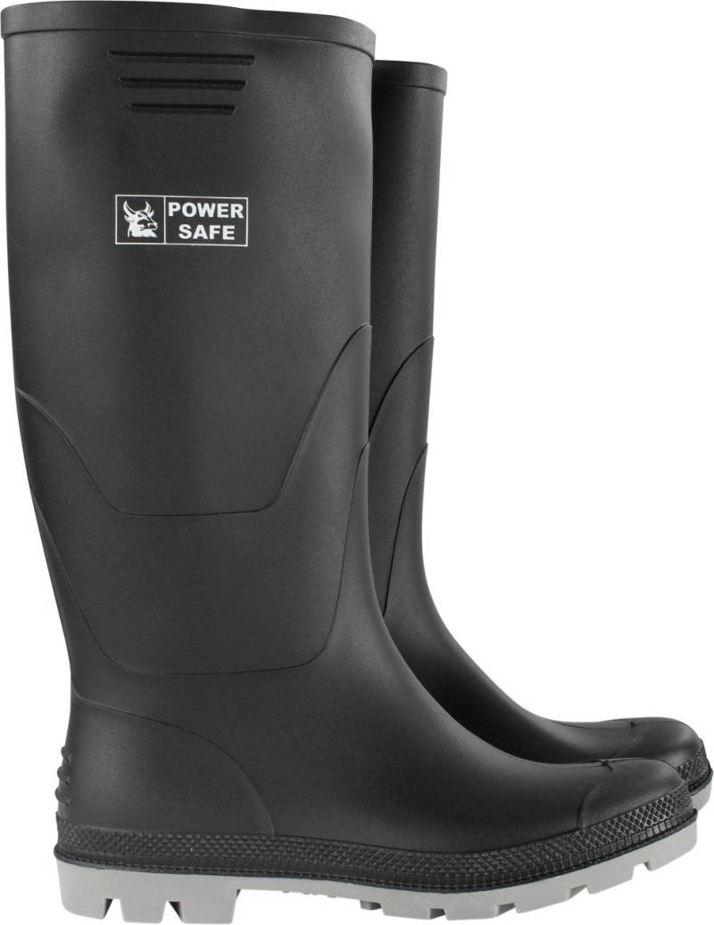 Power Safe PVC-Stiefel hoch schwarz-grau von Power Safe