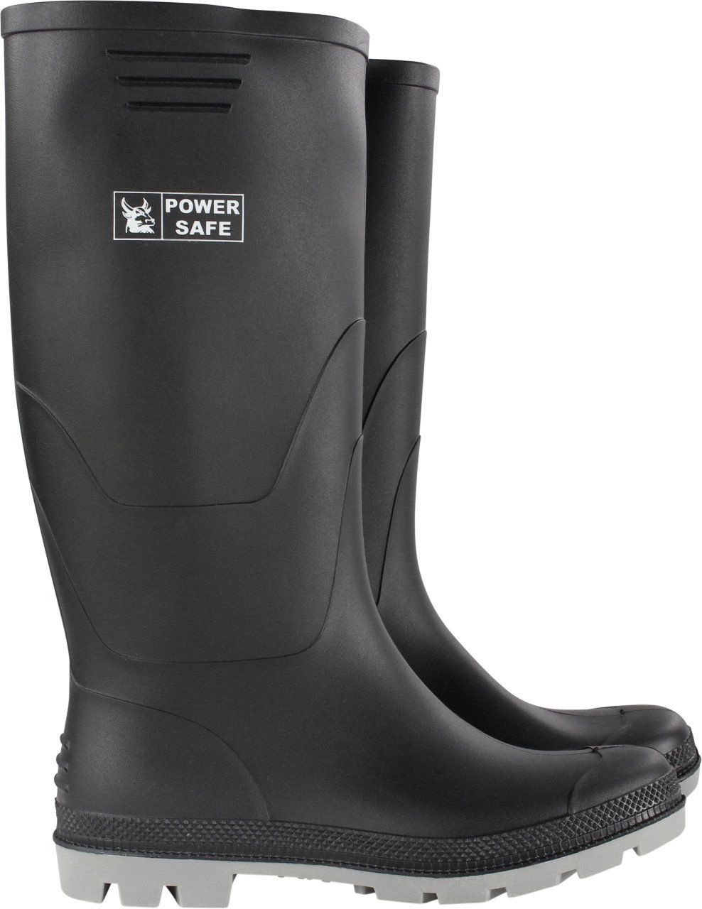 Power Safe PVC-Stiefel hoch schwarz-grau Power Safe PVC-Stiefel hoch schwarz-grau von Power Safe