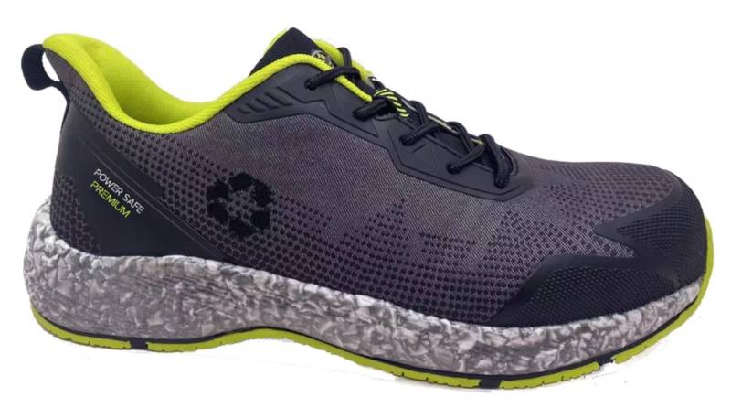Sicherheitshalbschuh Ecostar Low S1P schwarz-neongrün Sicherheitshalbschuh Ecostar Low S1P schwarz-neongrün von Power Safe