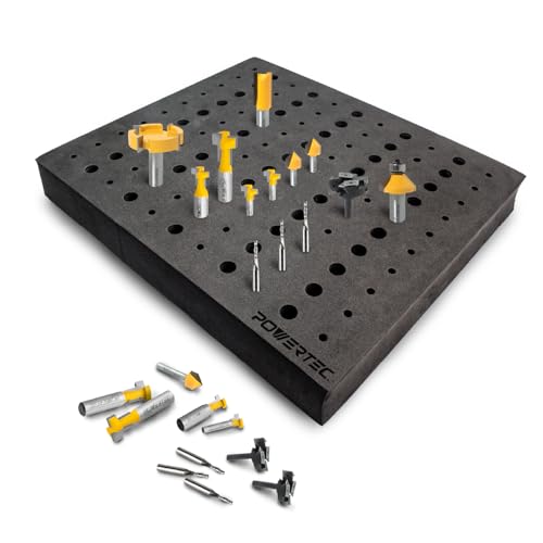 POWERTEC 71046 Fräser-Bitablage für 110 Bits POWERTEC 71046 Fräser-Bitablage für 110 Bits von PowerTec