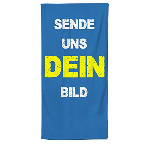 Power Towel Handtuch mit Foto oder Bild selbst gestalten | Personalisiert | Individualisiert | Verschiedene Größen | Fotodruck | POWERTOWEL Foto Handtuch Mikrofaser Baumwolle (50 x 100 cm) von Power Towel
